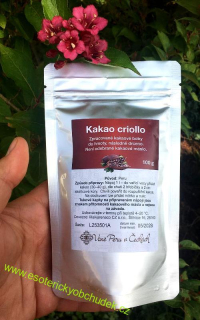 RITUÁLNÍ KAKAO CRIOLLO - Señor Felipe 100 g - ručně vyrobená čokoláda - kousky - z kakaové hmoty odrůdy Criollo (Peru)
