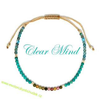 Energetizovaný náramek Balipura ČISTÁ MYSL / CLEAR MIND - soustředění, duševní jasnost